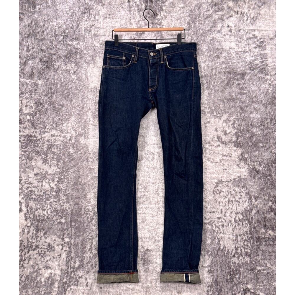 Gustin Men's Skinny Jeans - Dark Blue